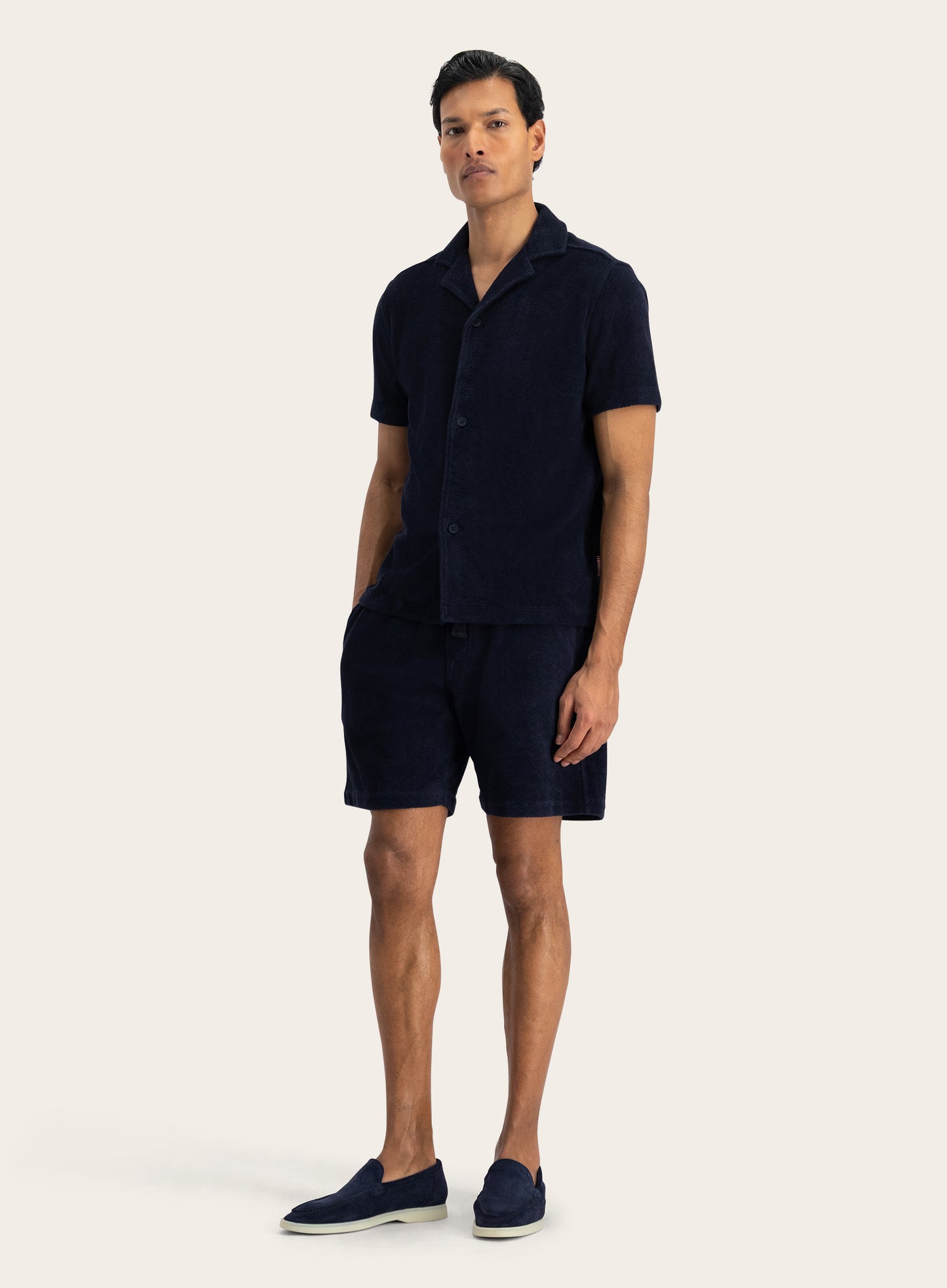 Howel shirt van badstof | BLUE NAVY