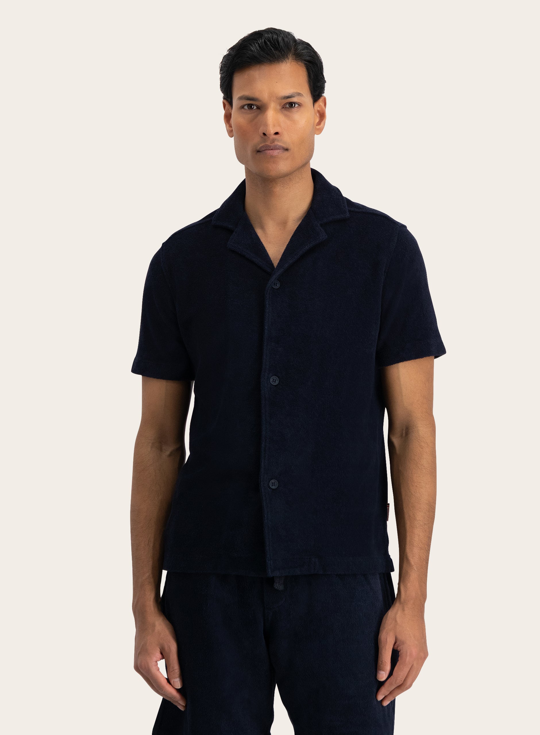Howel shirt van badstof | BLUE NAVY