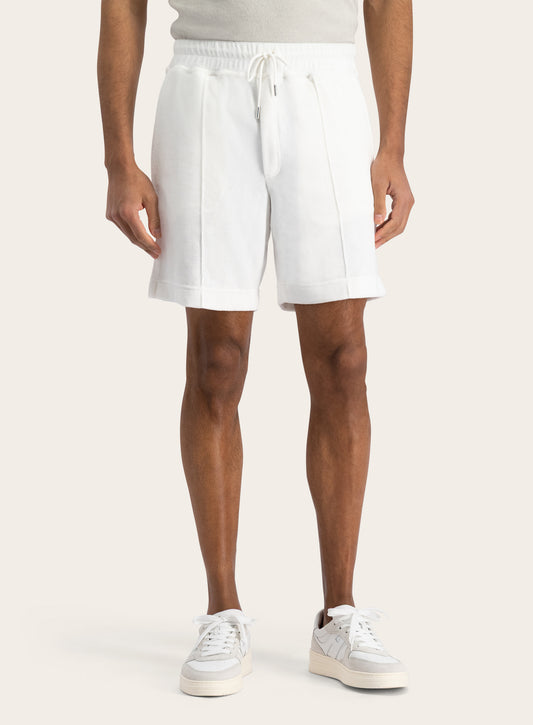 Short van badstof | Wit