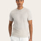 Terry badstof t-shirt van katoen | L.Grijs