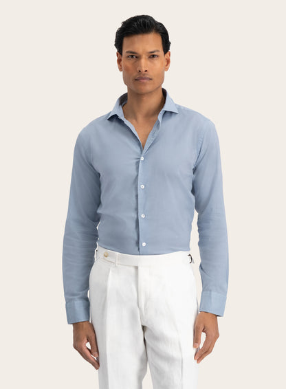 Shirt van katoen | L.Blauw