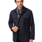 Pak met shirt jacket | FULL_WIDTH | MODEL | BLUE NAVY
