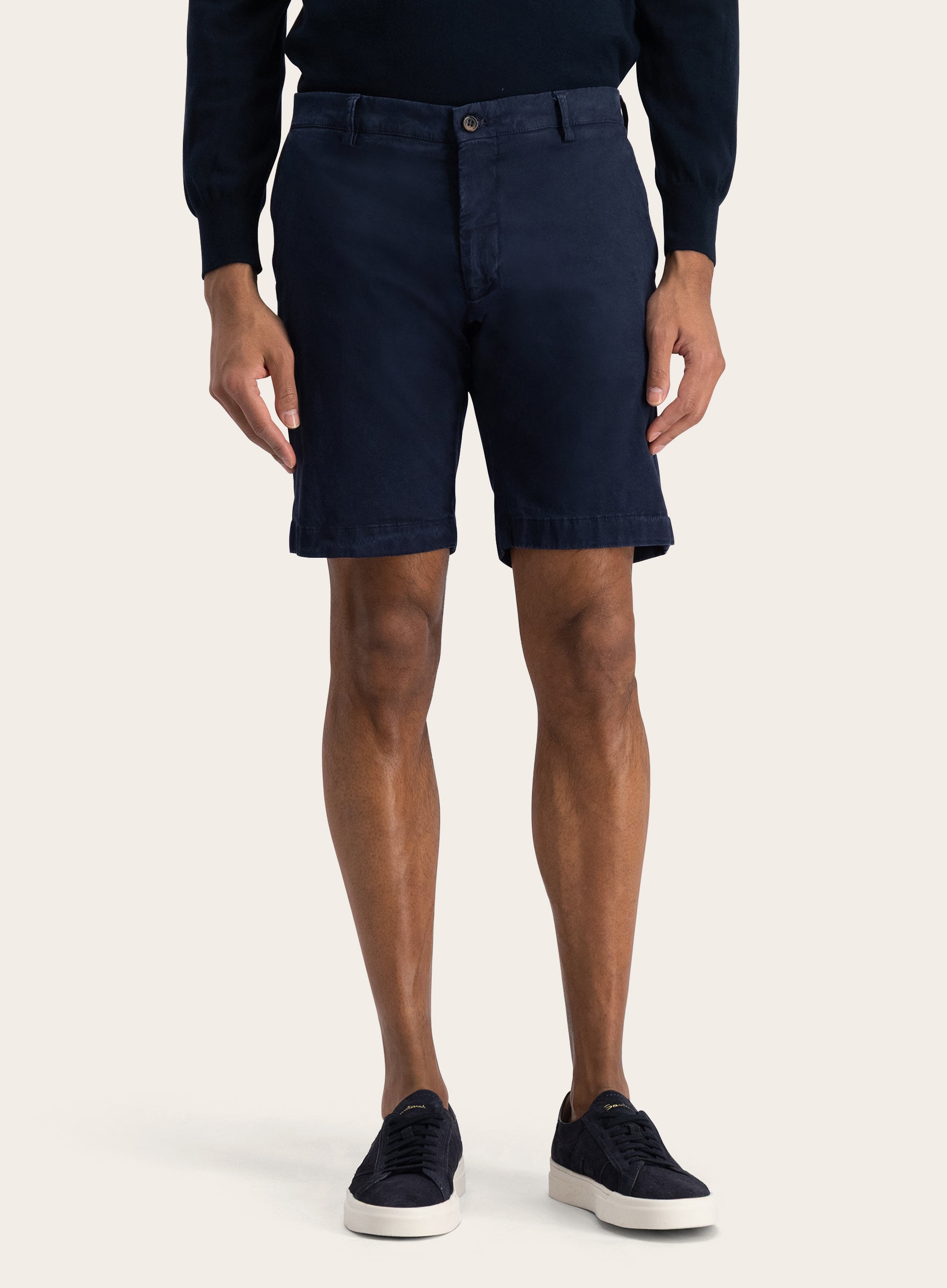 Bermuda van katoen | BLUE NAVY