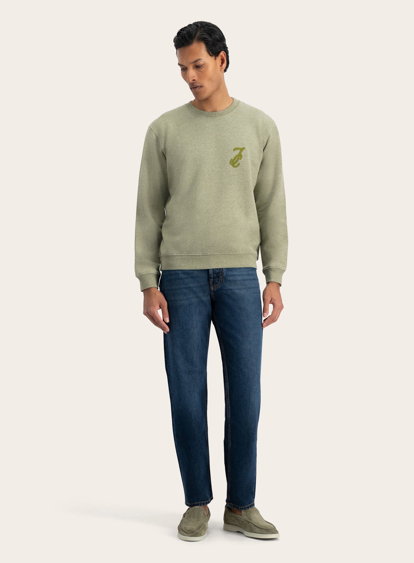 Sweater van Katoen | Groen