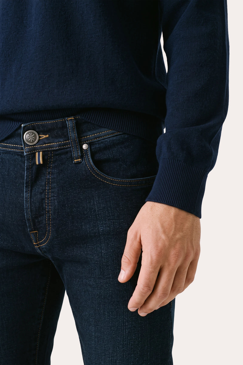 Nick jeans in katoen stretch | FULL_WIDTH | BLUE NAVY