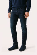 Jeans uomo Nick in cotone stretch | FULL_WIDTH | BLUE NAVY