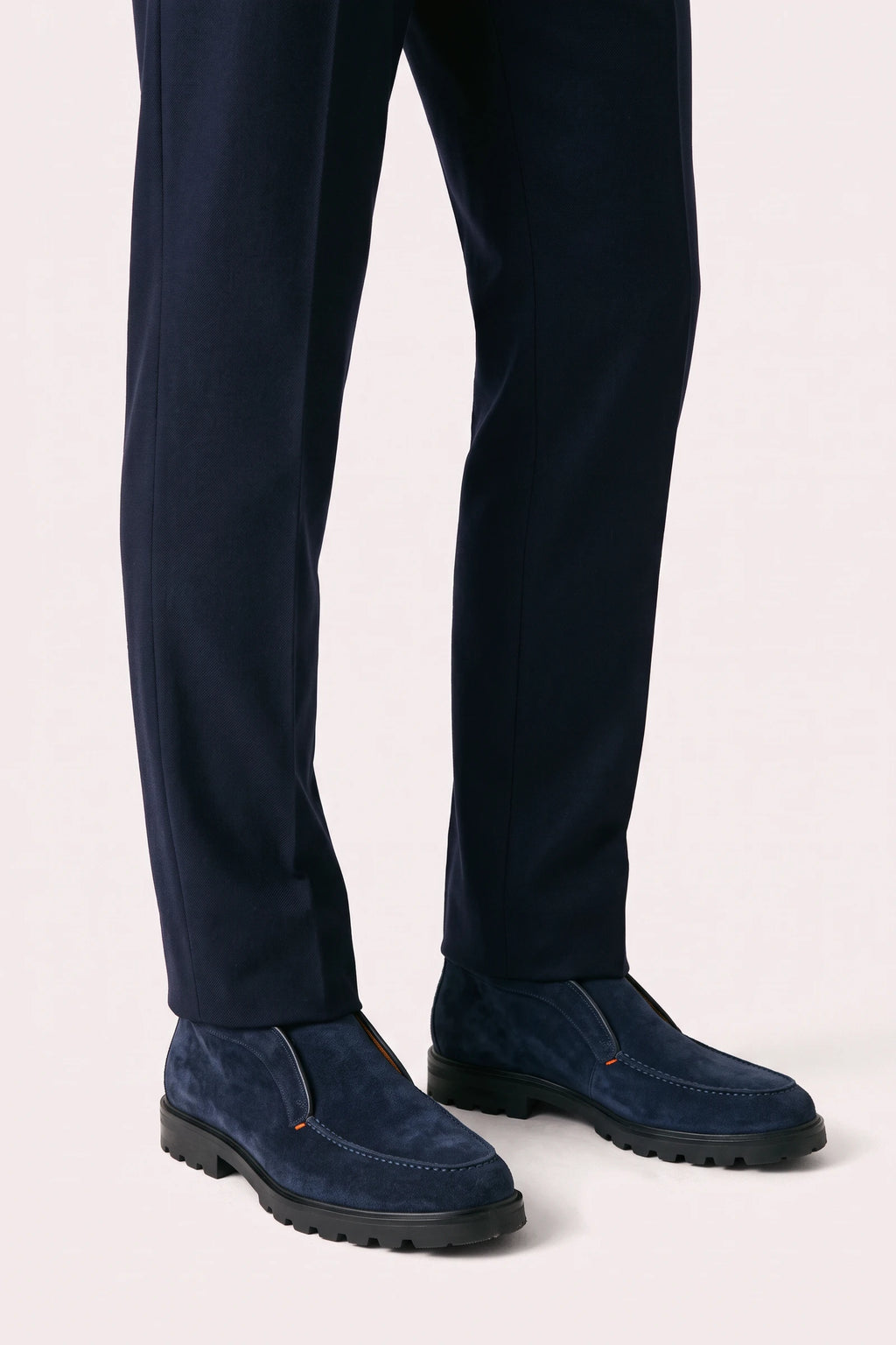 Mocassini desert uomo Detroit Rock in camoscio | FULL_WIDTH | BLUE NAVY