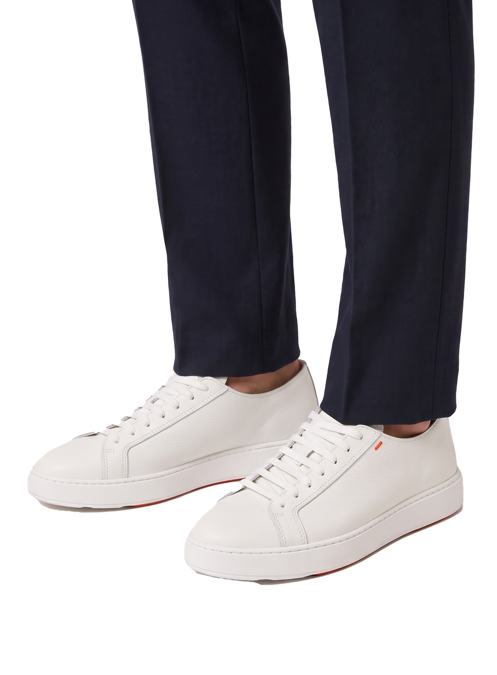Sneakers in leer | FULL_WIDTH | Wit