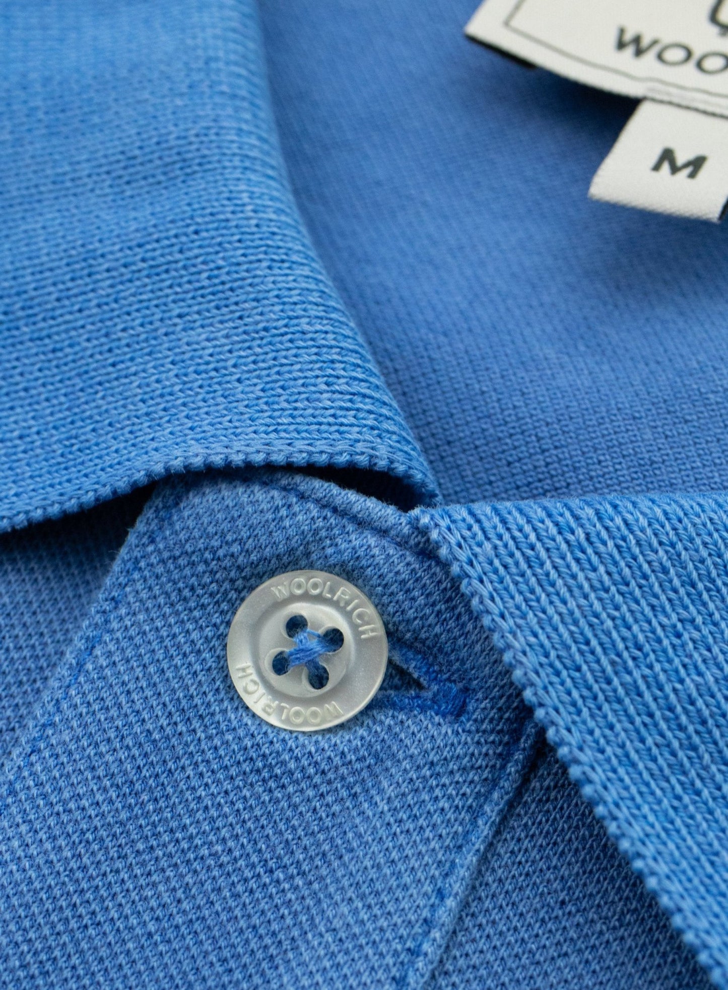 Regular-fit piqué stretch polo | Blauw