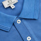 Regular-fit piqué stretch polo | Blauw