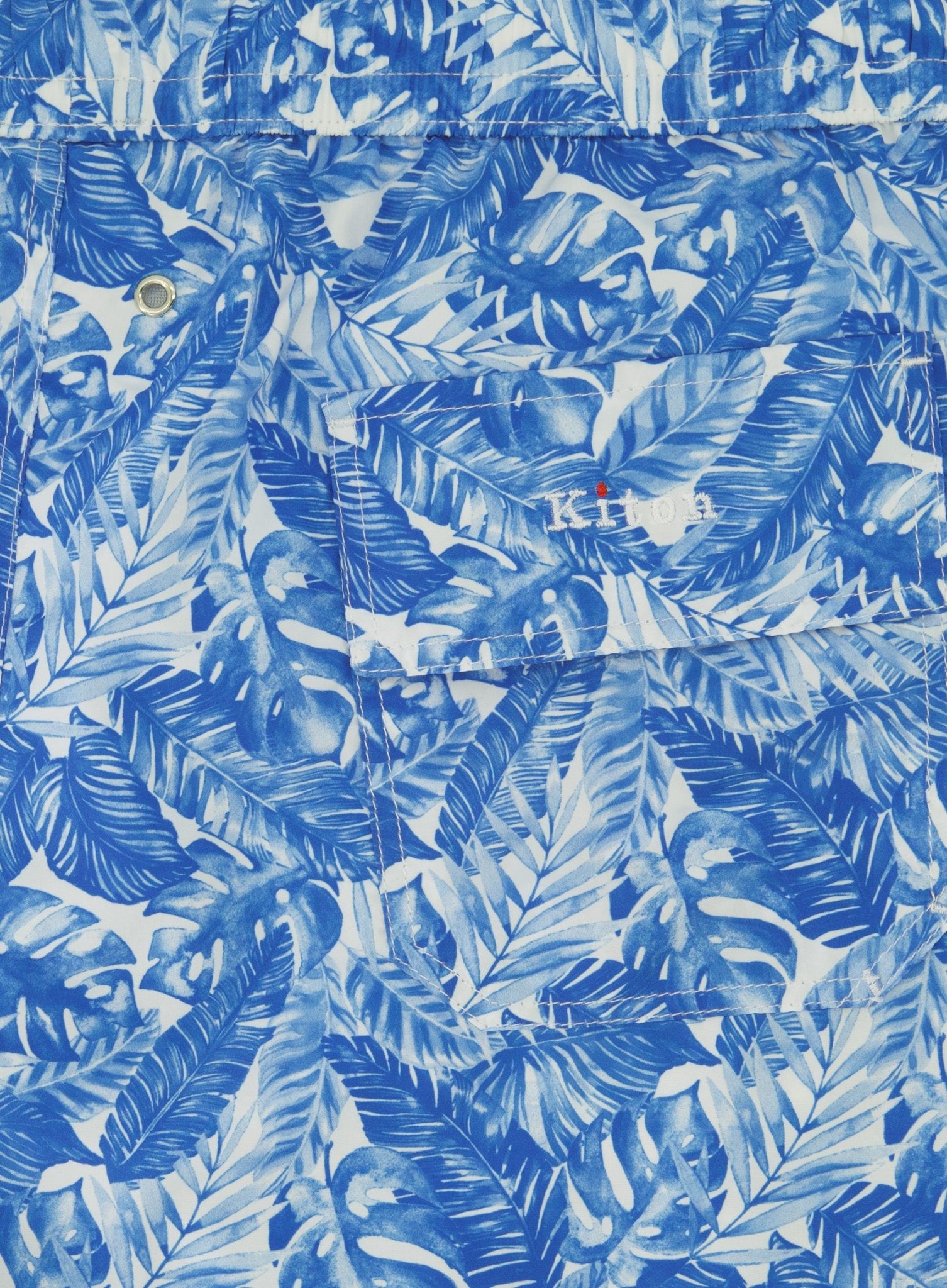Zwembroek met print | Blauw