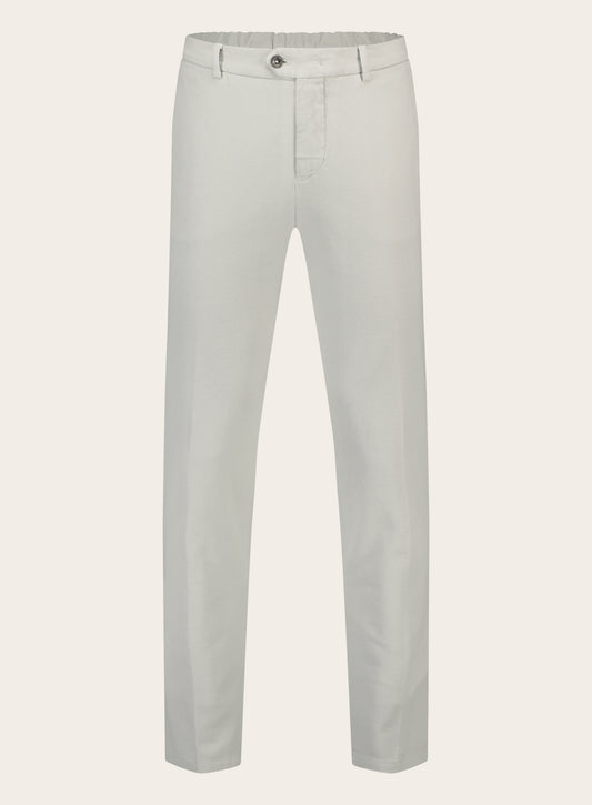 Slim-fit cotton-cashmere trousers