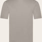 Crewneck T-shirt van katoen | TAUPE