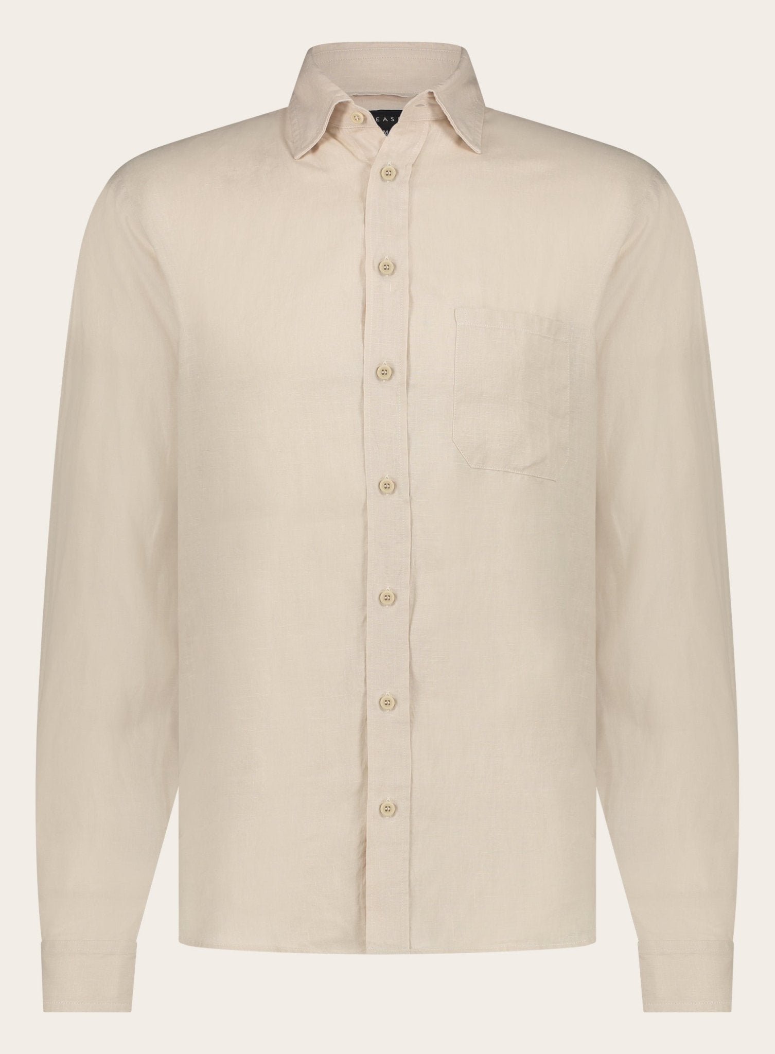 Regular-fit button-down overhemd | Beige