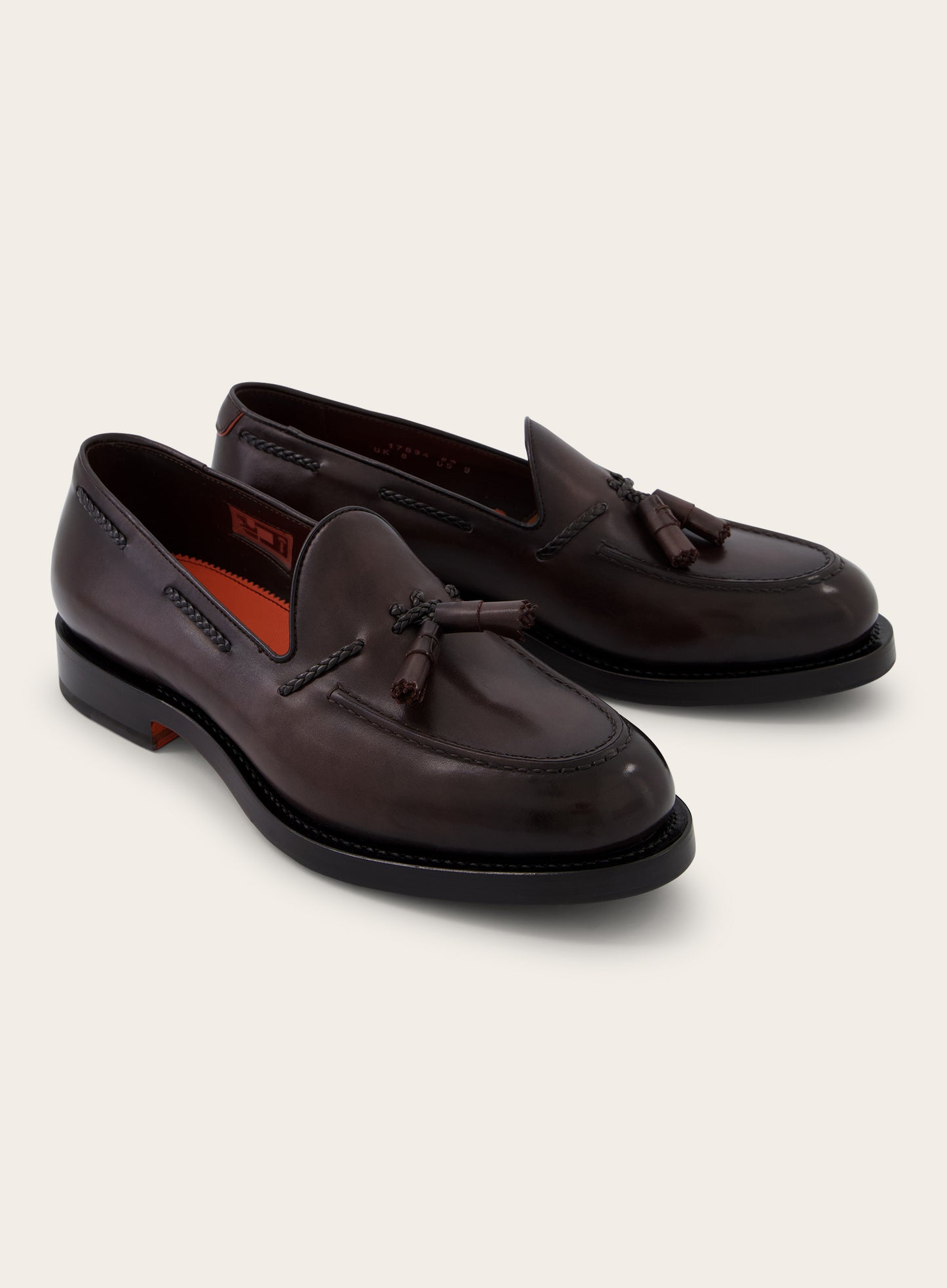 Lederen Hill tassel loafers