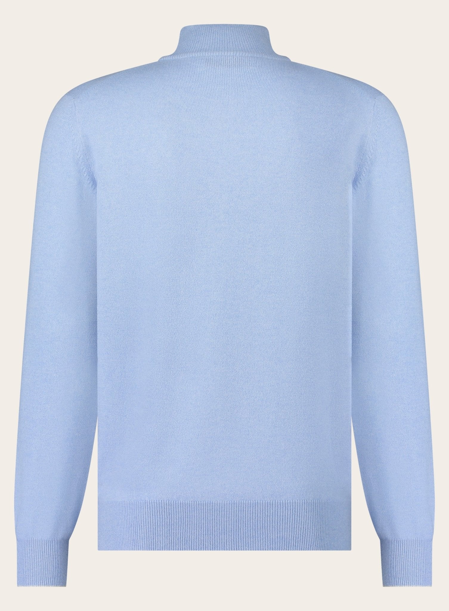 Half-zip trui van cashmere | L.Blauw
