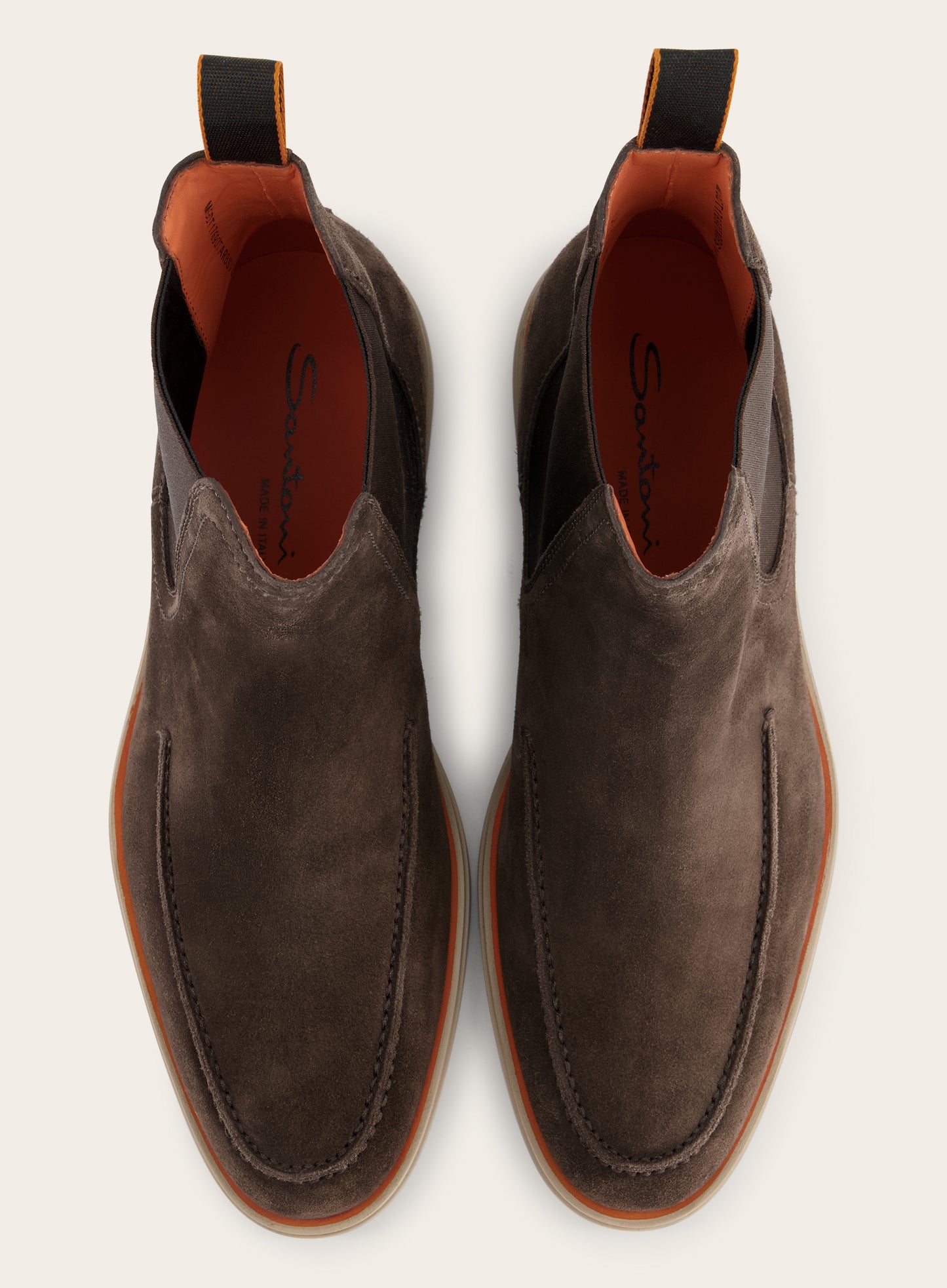 Suède Detroit chelsea boots