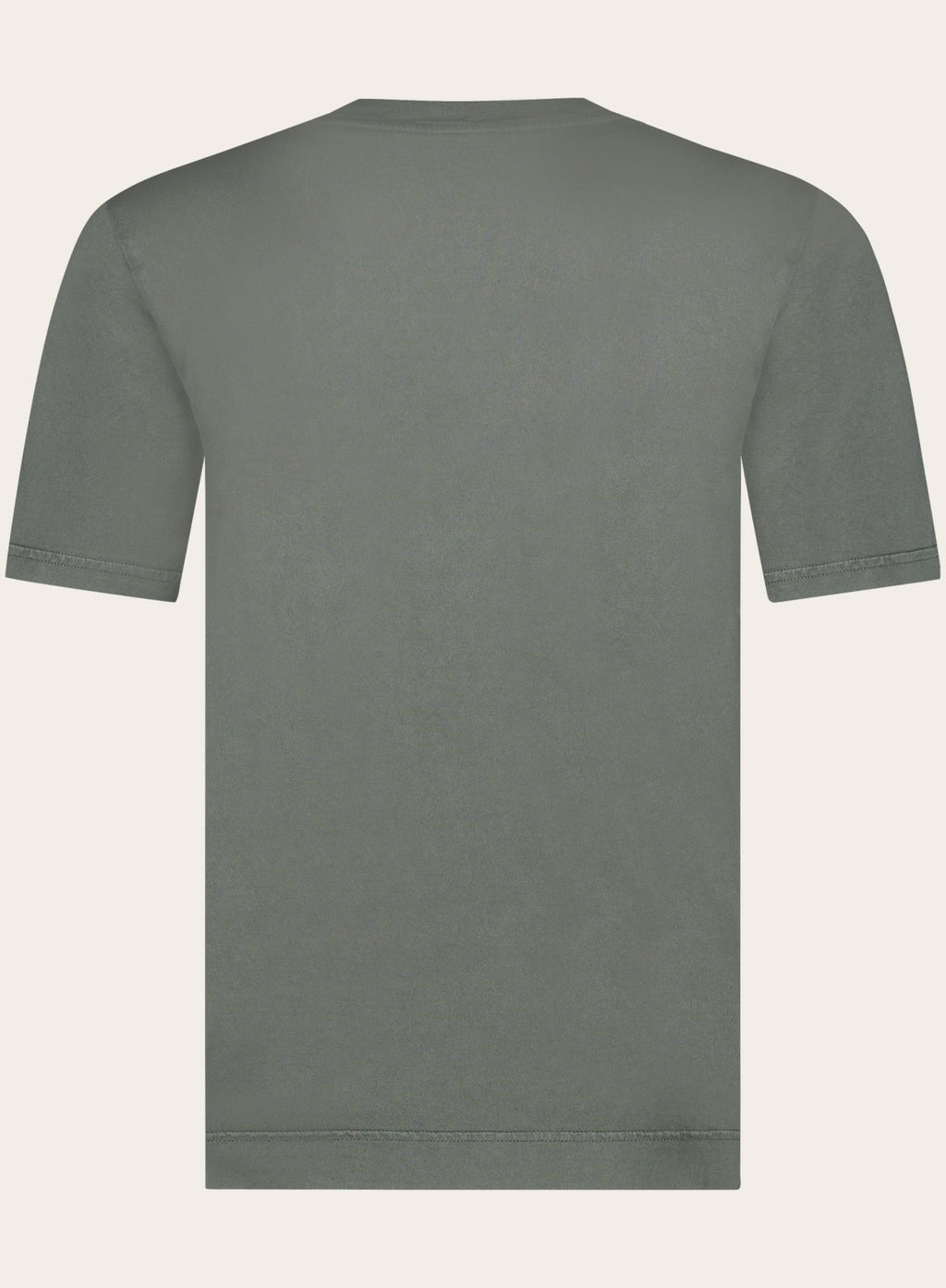 Crewneck T-shirt van katoen | Groen