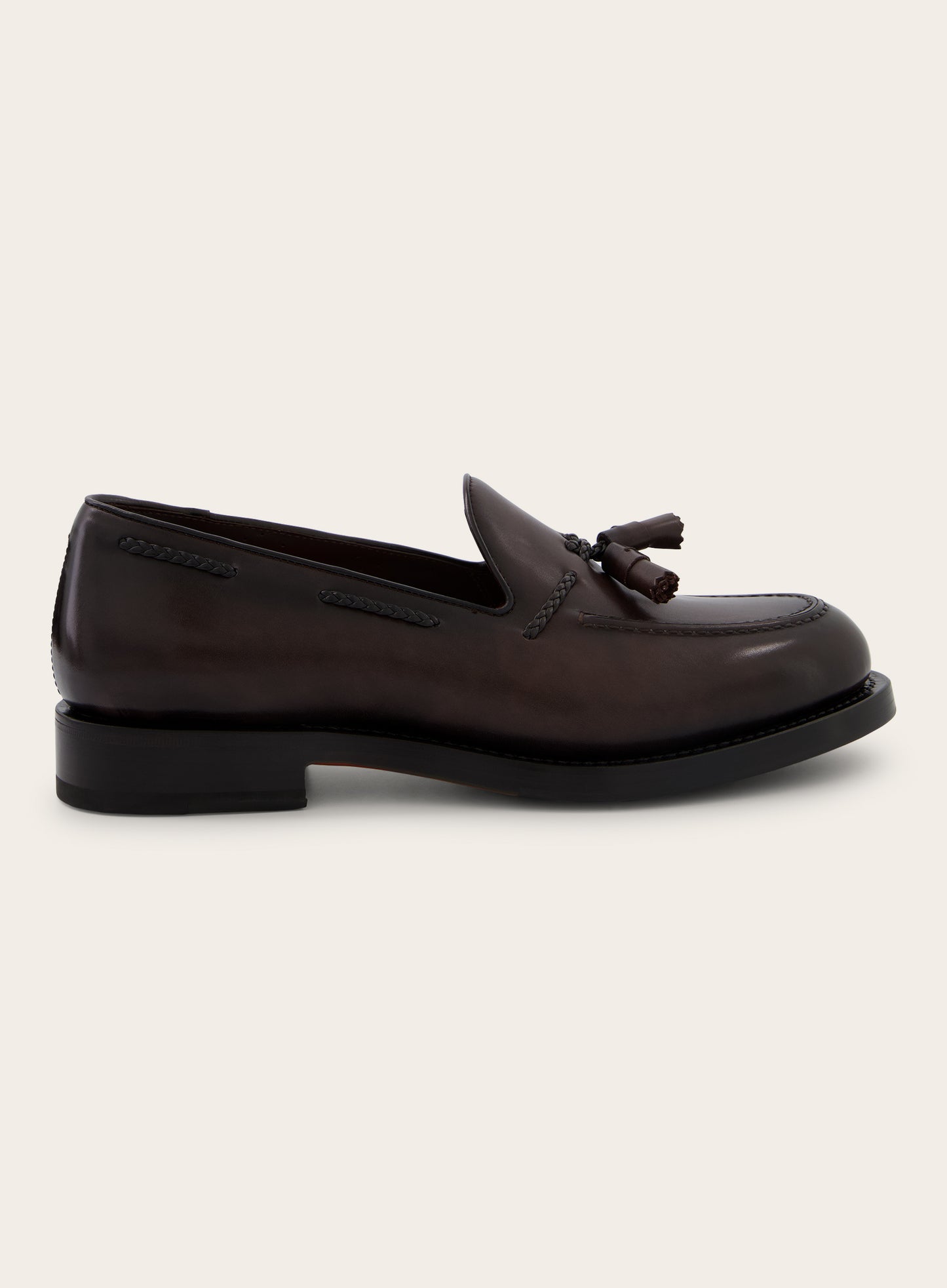 Lederen Hill tassel loafers