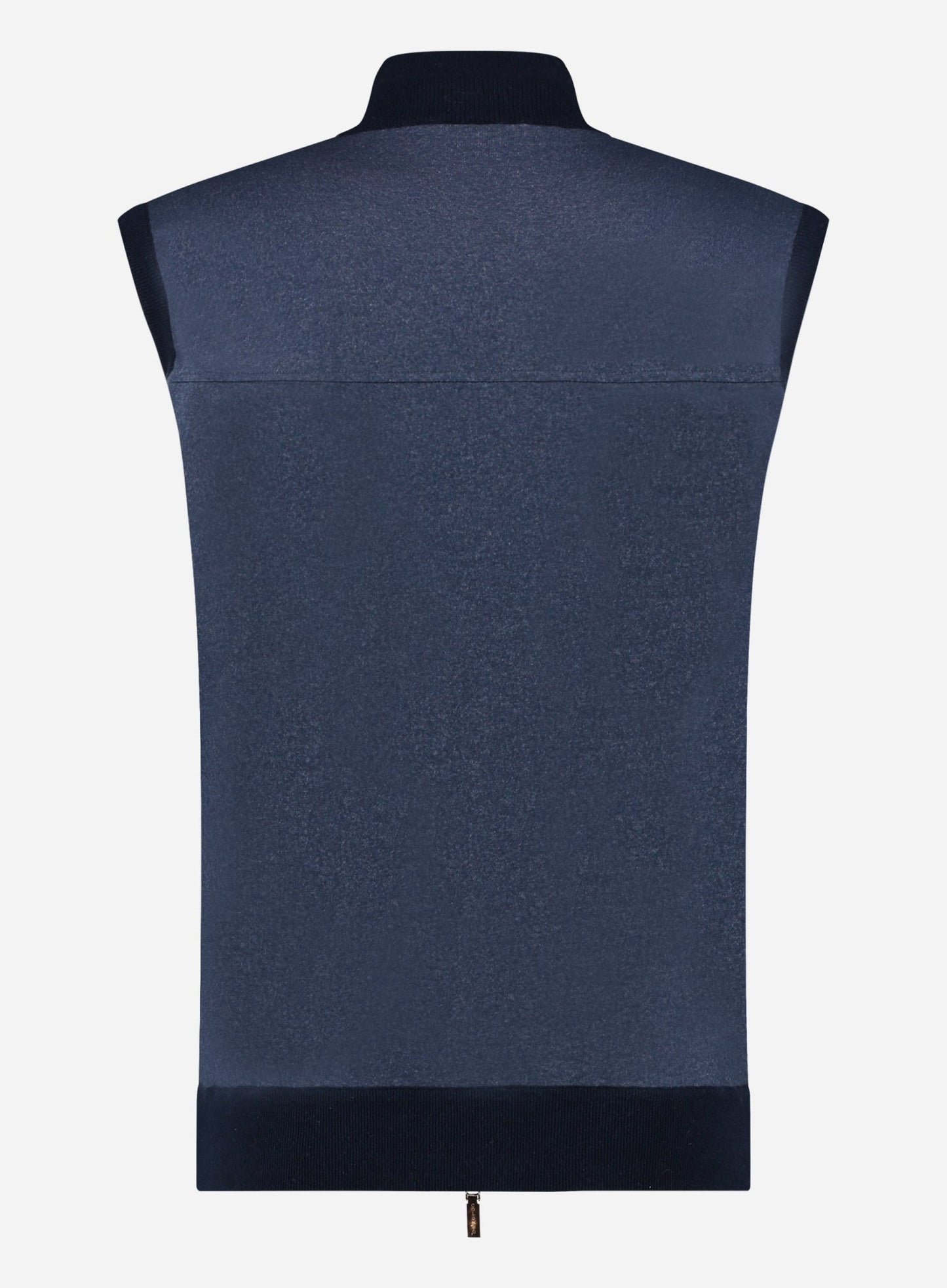 Slim-fit cashmere-zijde bodywarmer