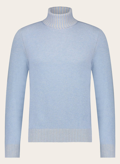 Virgin-wollen cashmere coltrui | L.Blauw