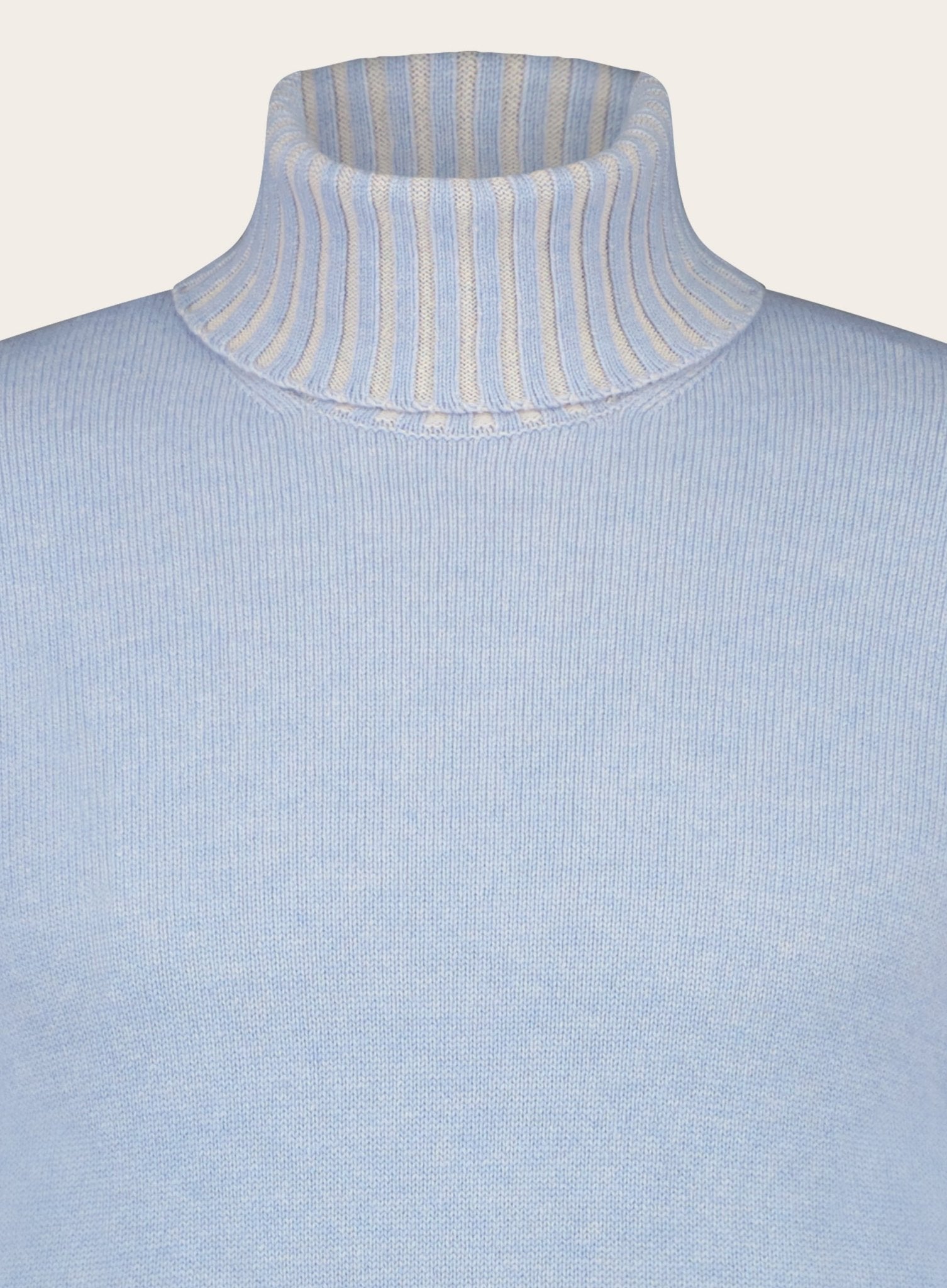 Virgin-wollen cashmere coltrui | L.Blauw