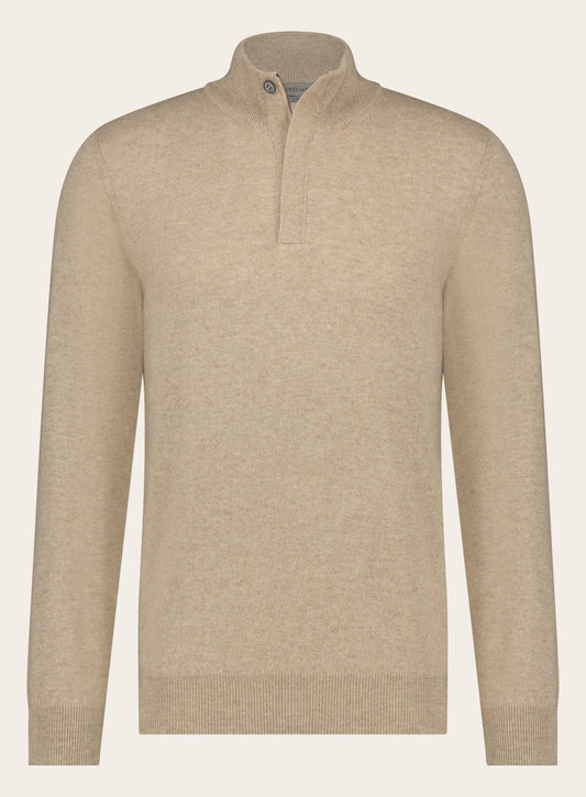 Regular-fit cashmere trui | Beige