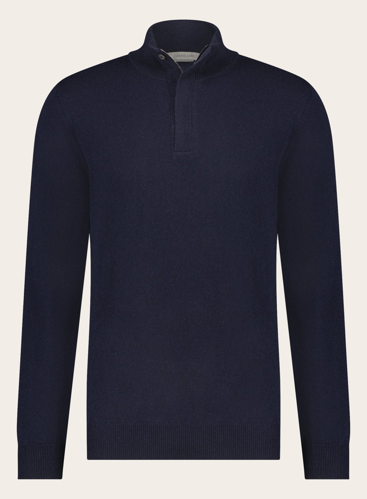 Regular-fit cashmere trui | BLUE NAVY