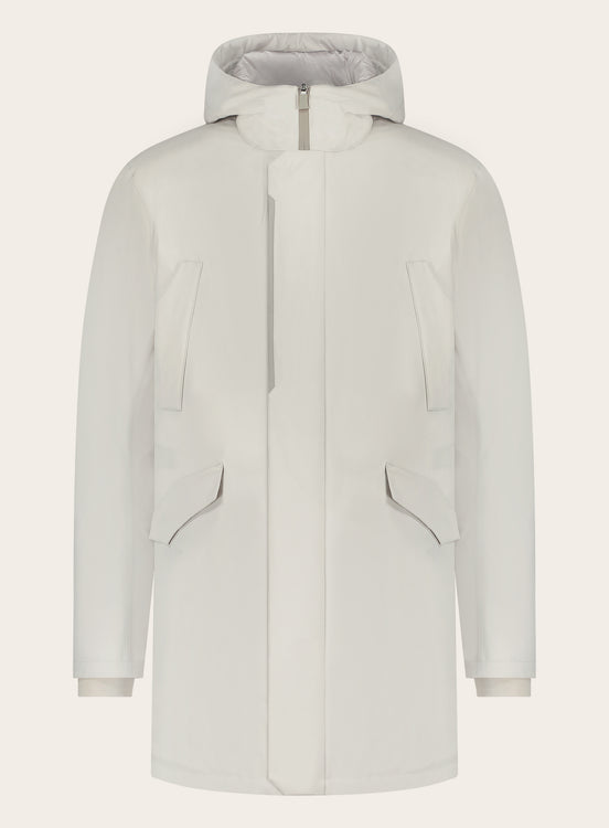 Laminar Long Padded parka | Grijs