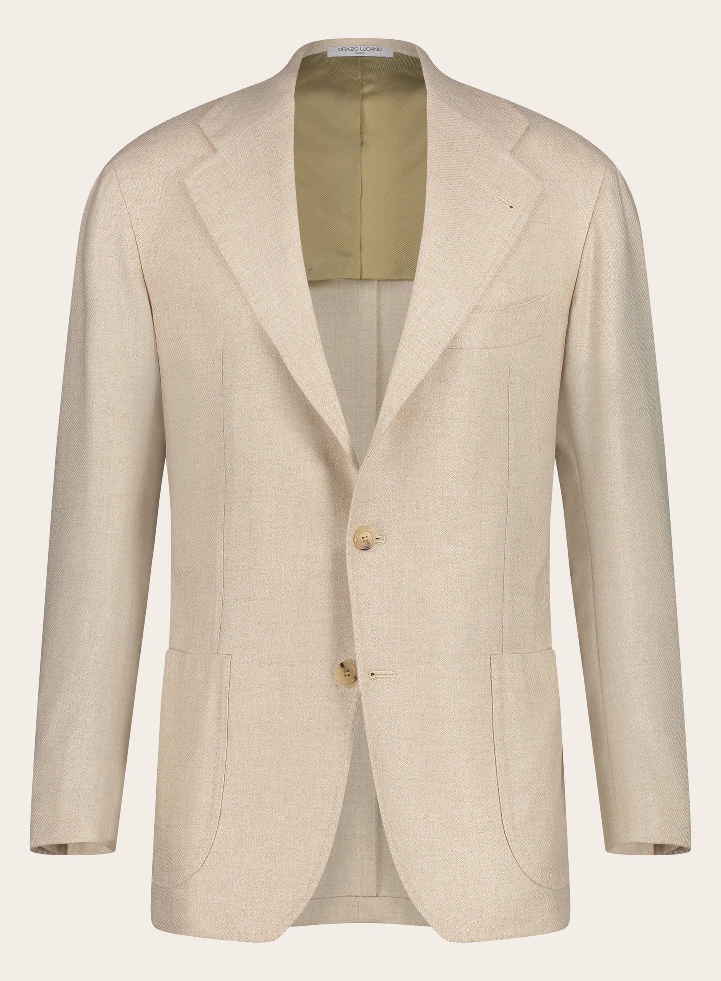 Regular-fit cashmere jasje