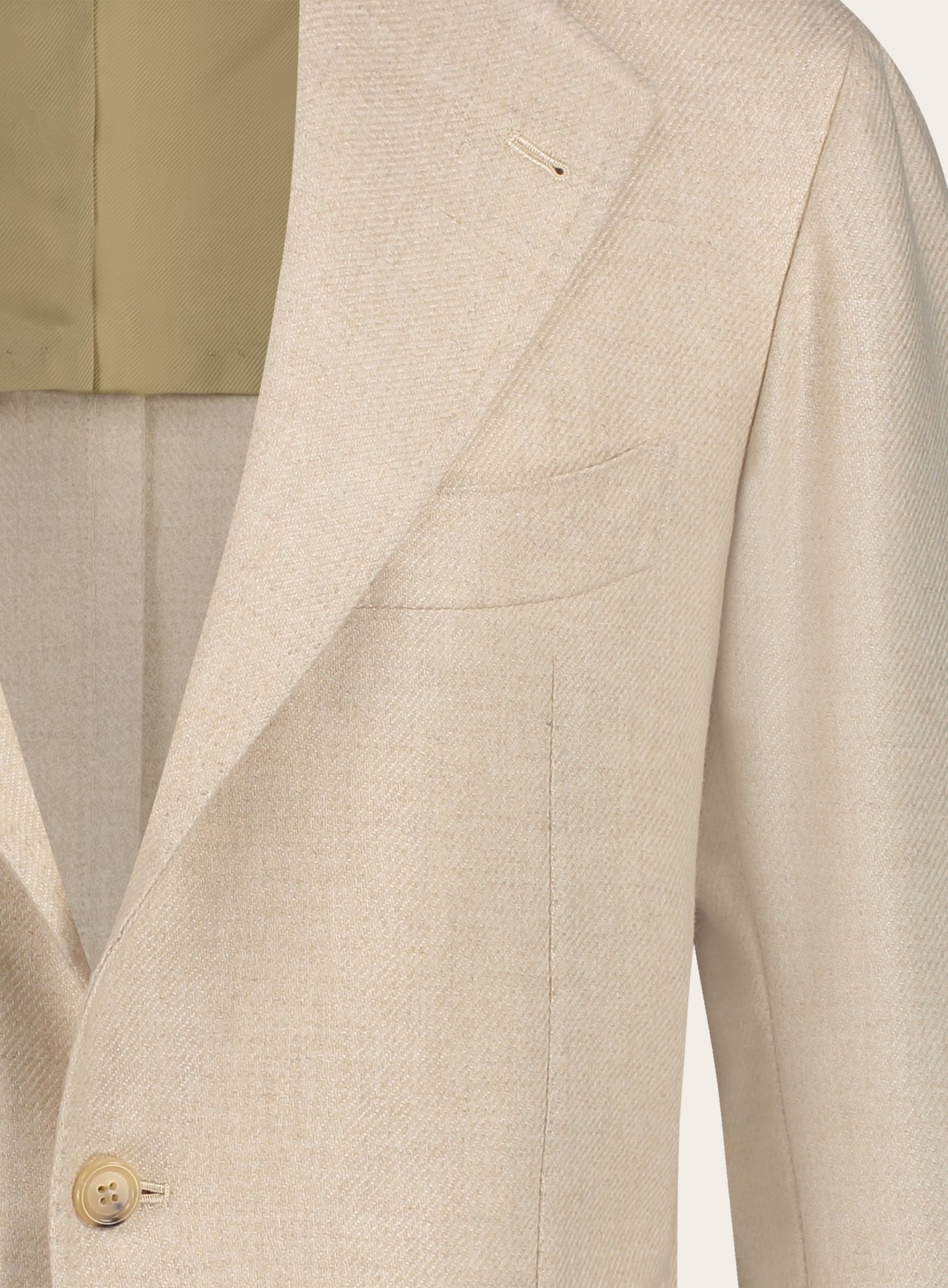 Regular-fit cashmere jasje