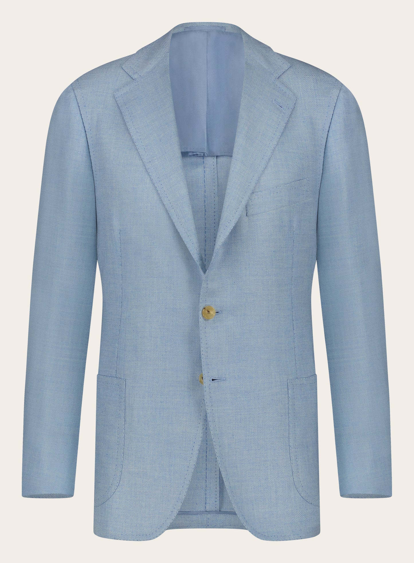 Handgemaakt cashmere-zijden jasje | L.Blauw