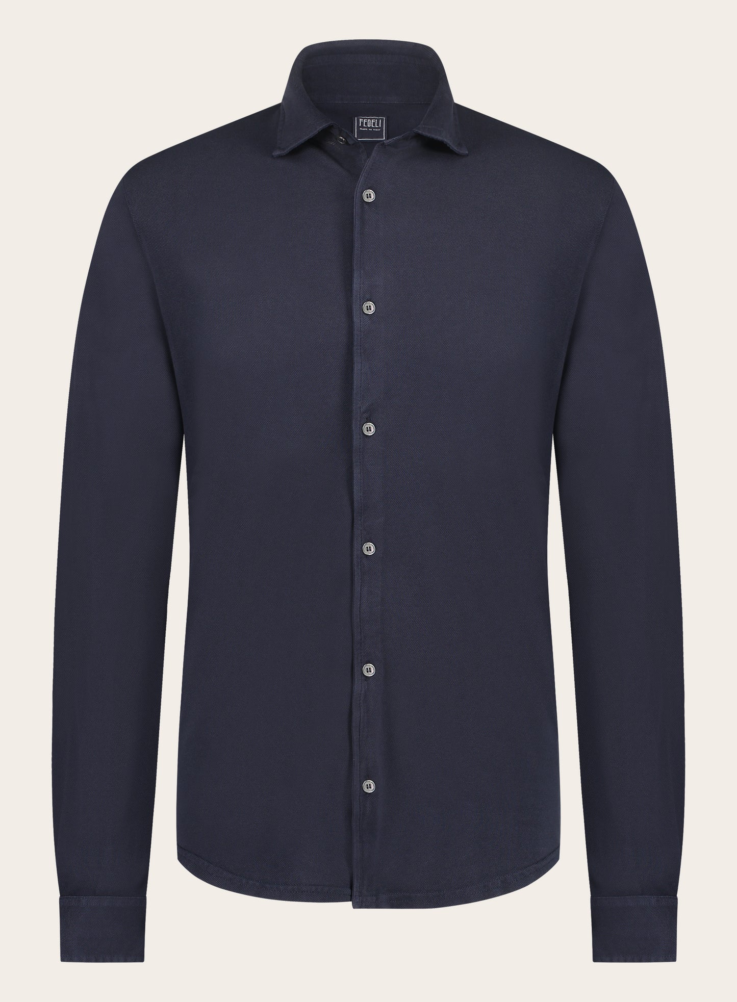 Regular-fit Steve overhemd | BLUE NAVY