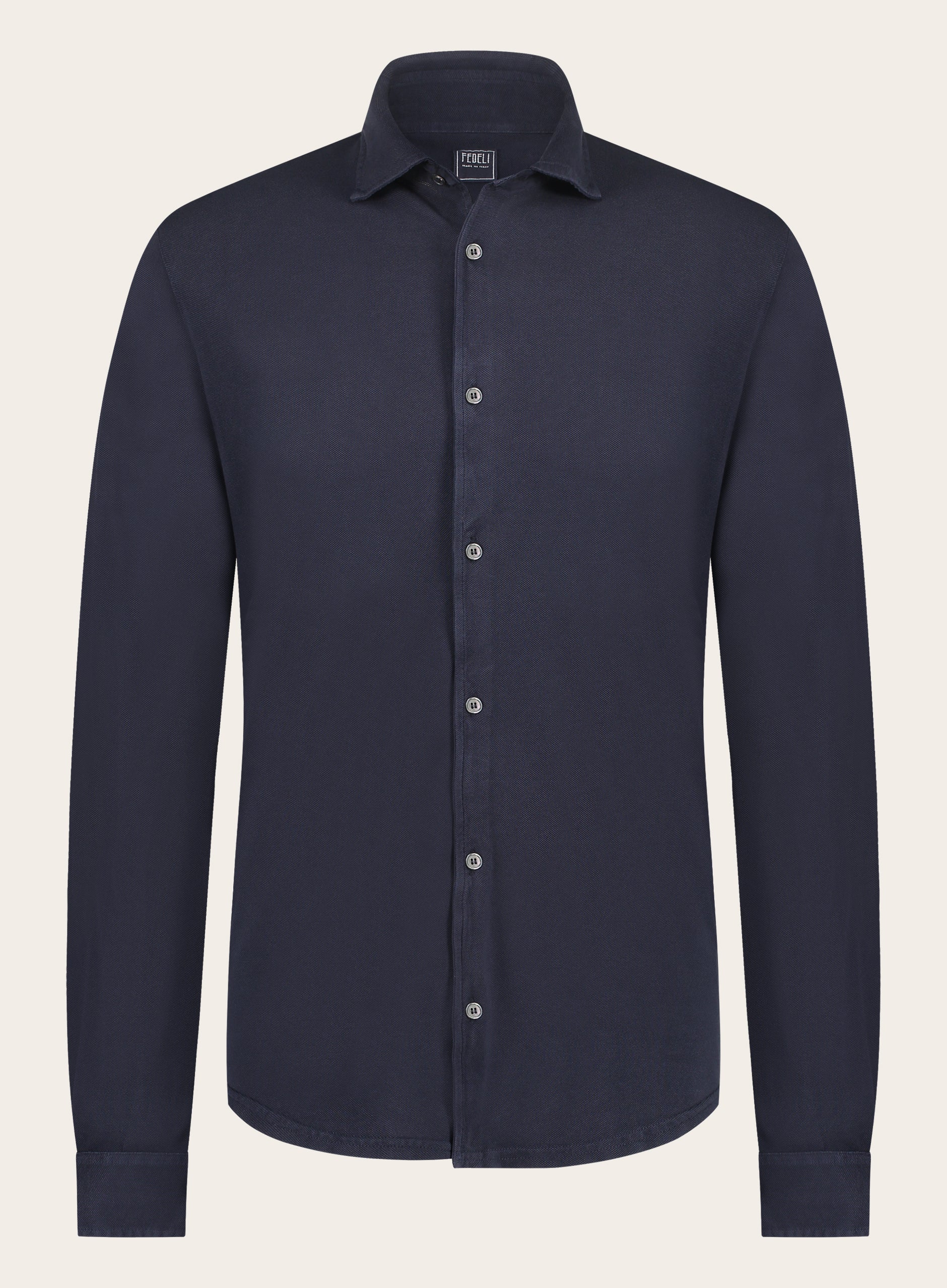 Regular-fit Steve overhemd | BLUE NAVY