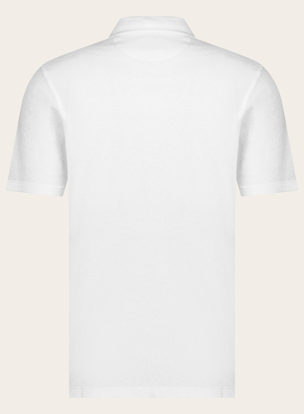 Regular-fit badstof polo | Wit