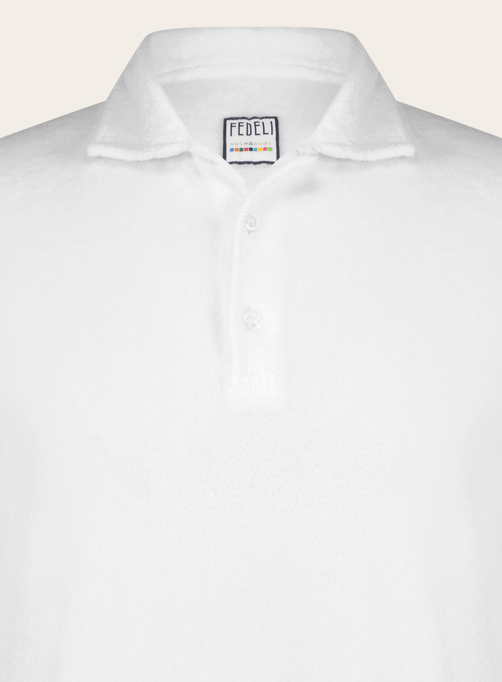 Regular-fit badstof polo | FULL_WIDTH | Wit