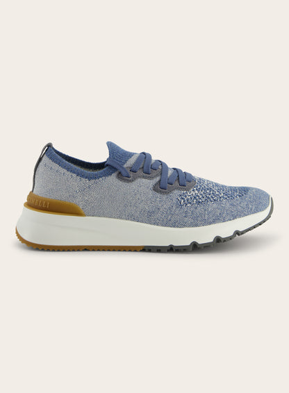 Knitted sneakers | Blauw