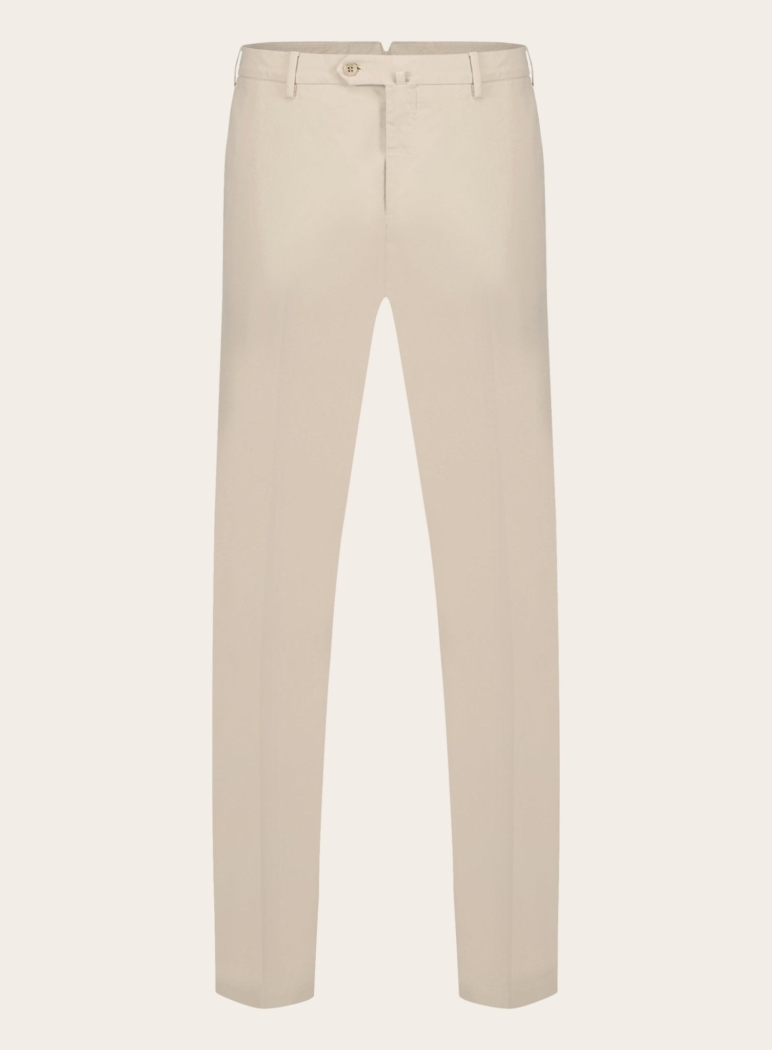 Slim-fit pantalon in stretch-katoen | GRIJS-BEIGE