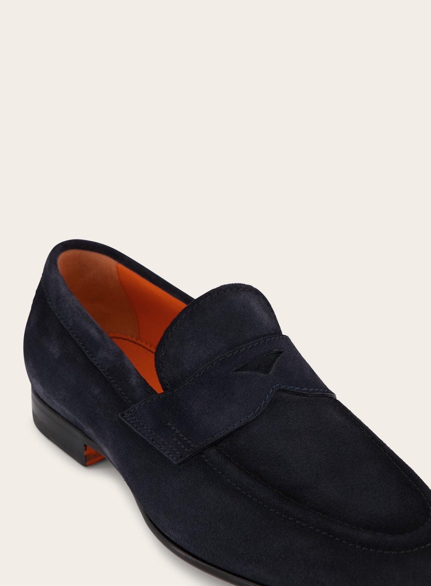 Suéde Carlos penny loafers | BLUE NAVY