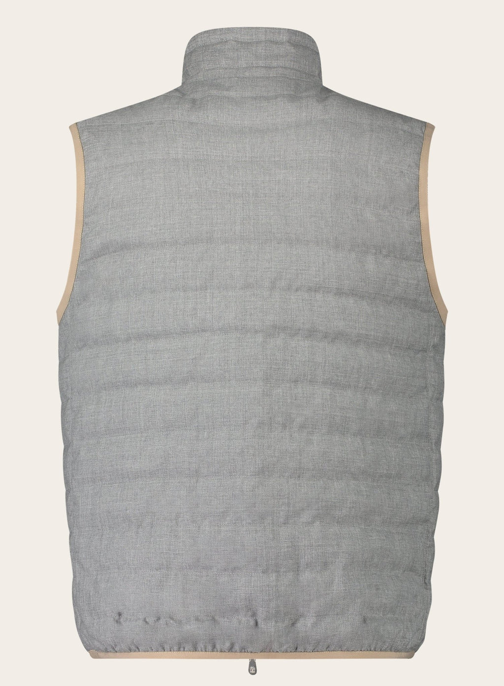 Bodywarmer van virgin wol | Grijs