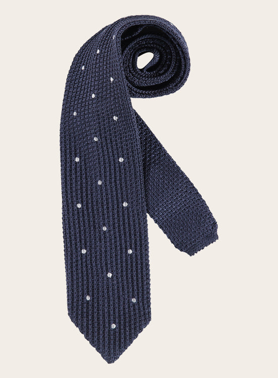 Polka dot stropdas | BLUE NAVY