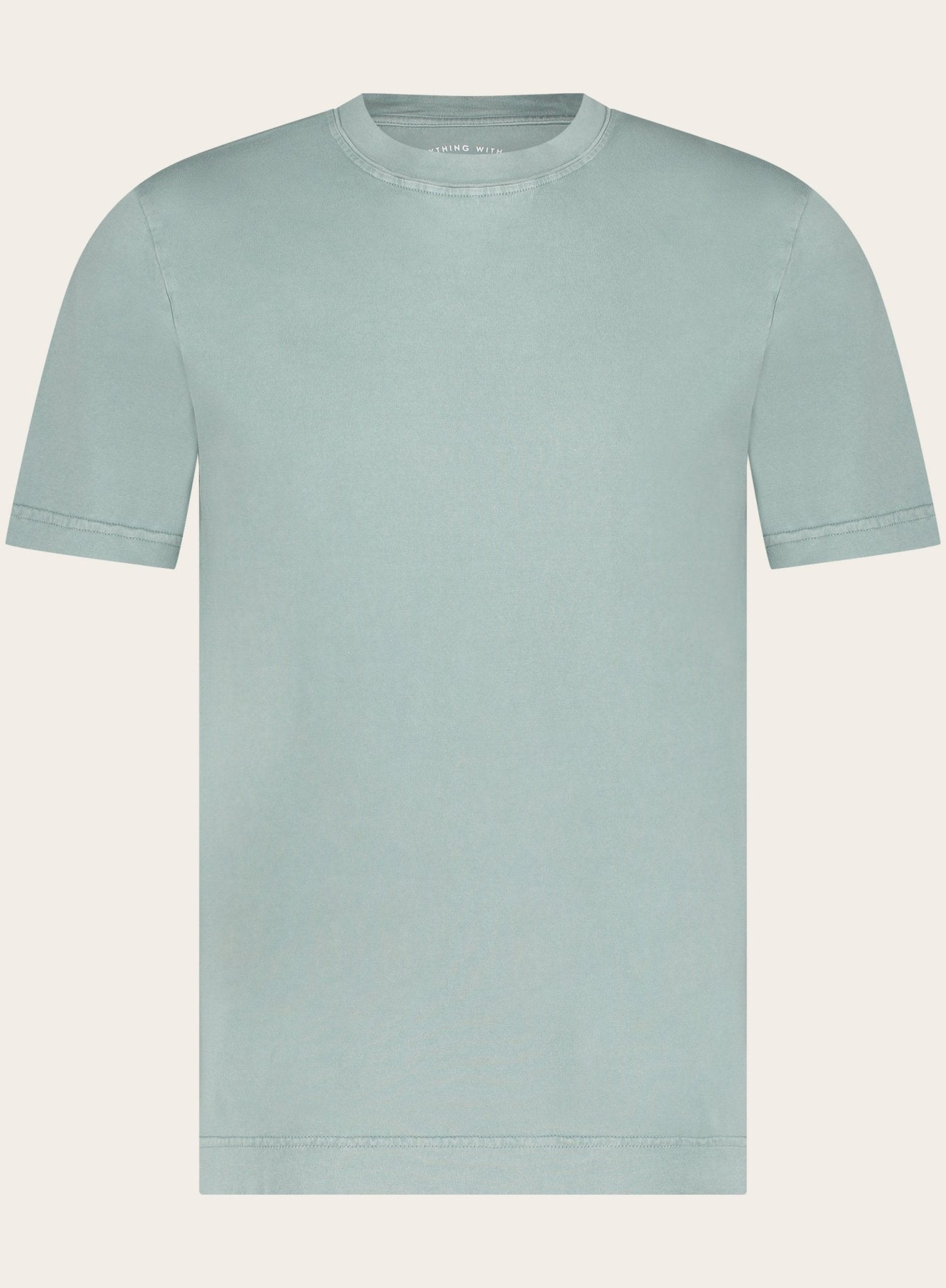 Crewneck T-shirt van katoen | LEGER GROEN