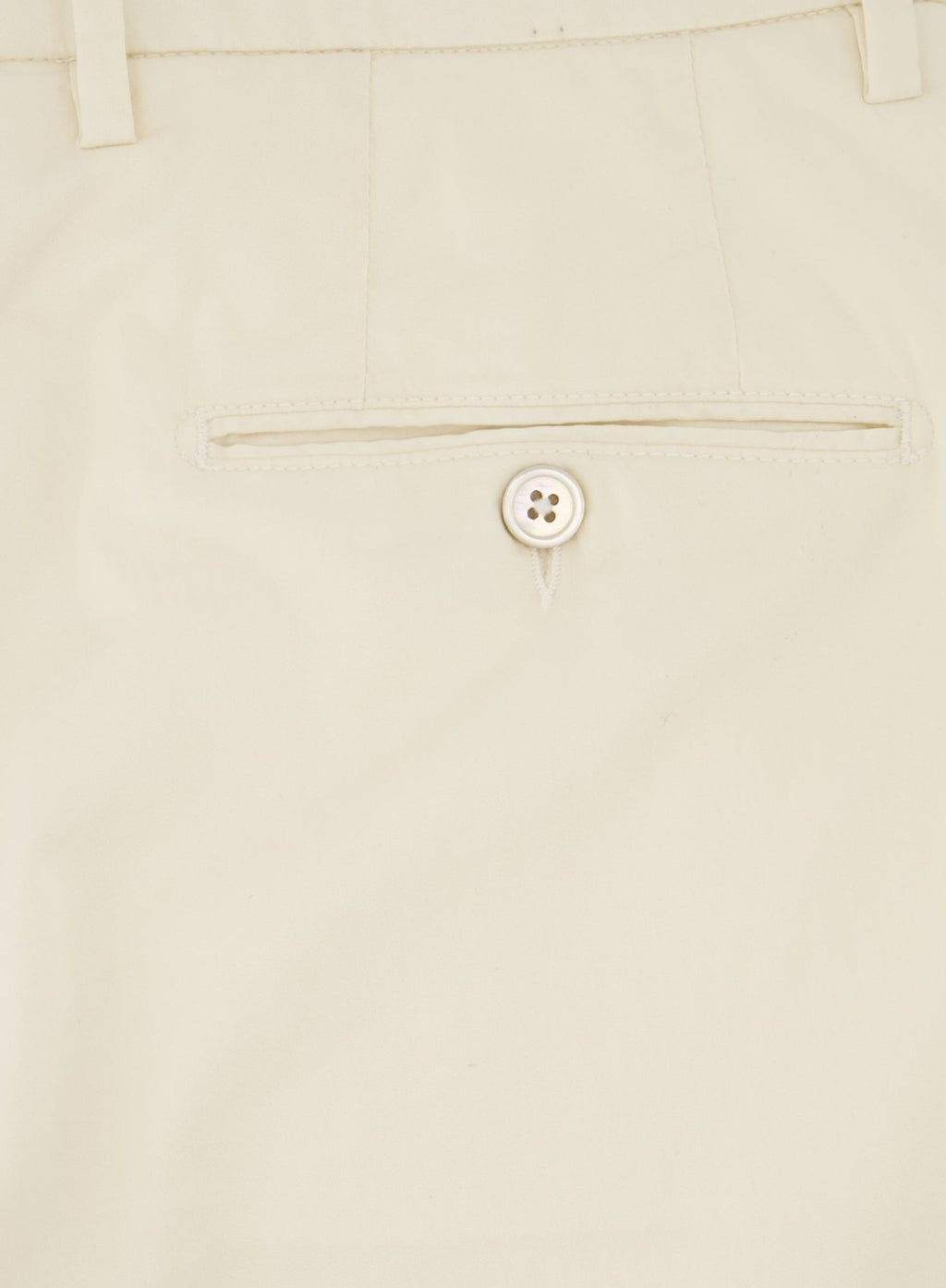 Slim-fit pantalon van katoen | Wit