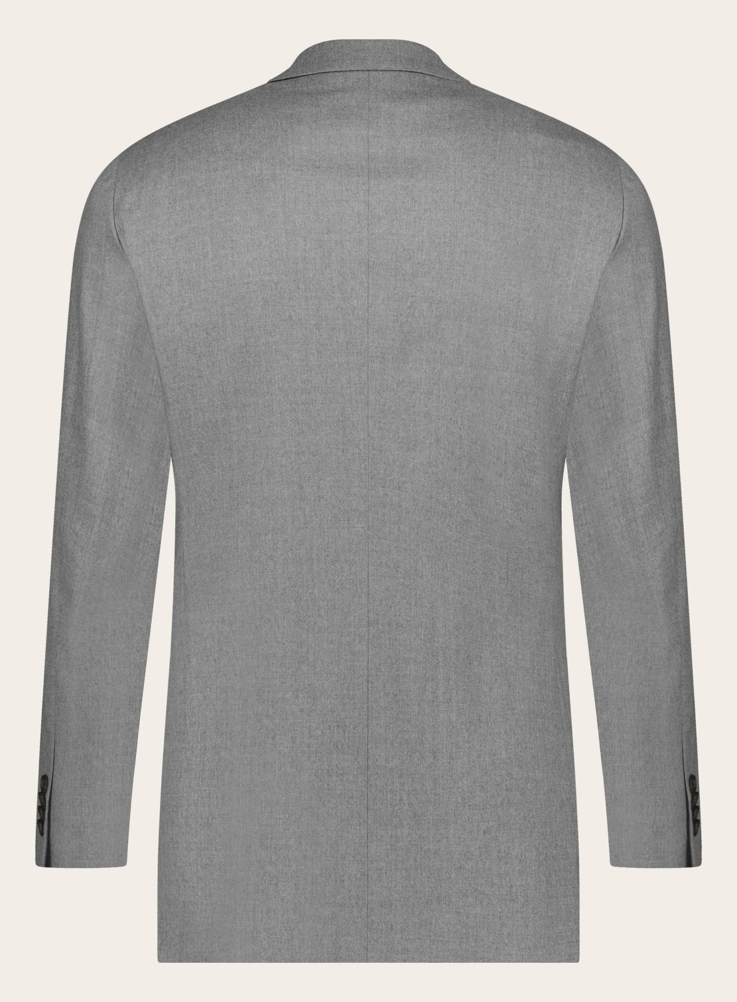 Slim-fit flanel pak | Grijs