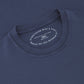 Crewneck T-shirt van katoen | Blauw