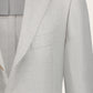 Handgemaakt cashmere-zijden jasje | L.Grijs