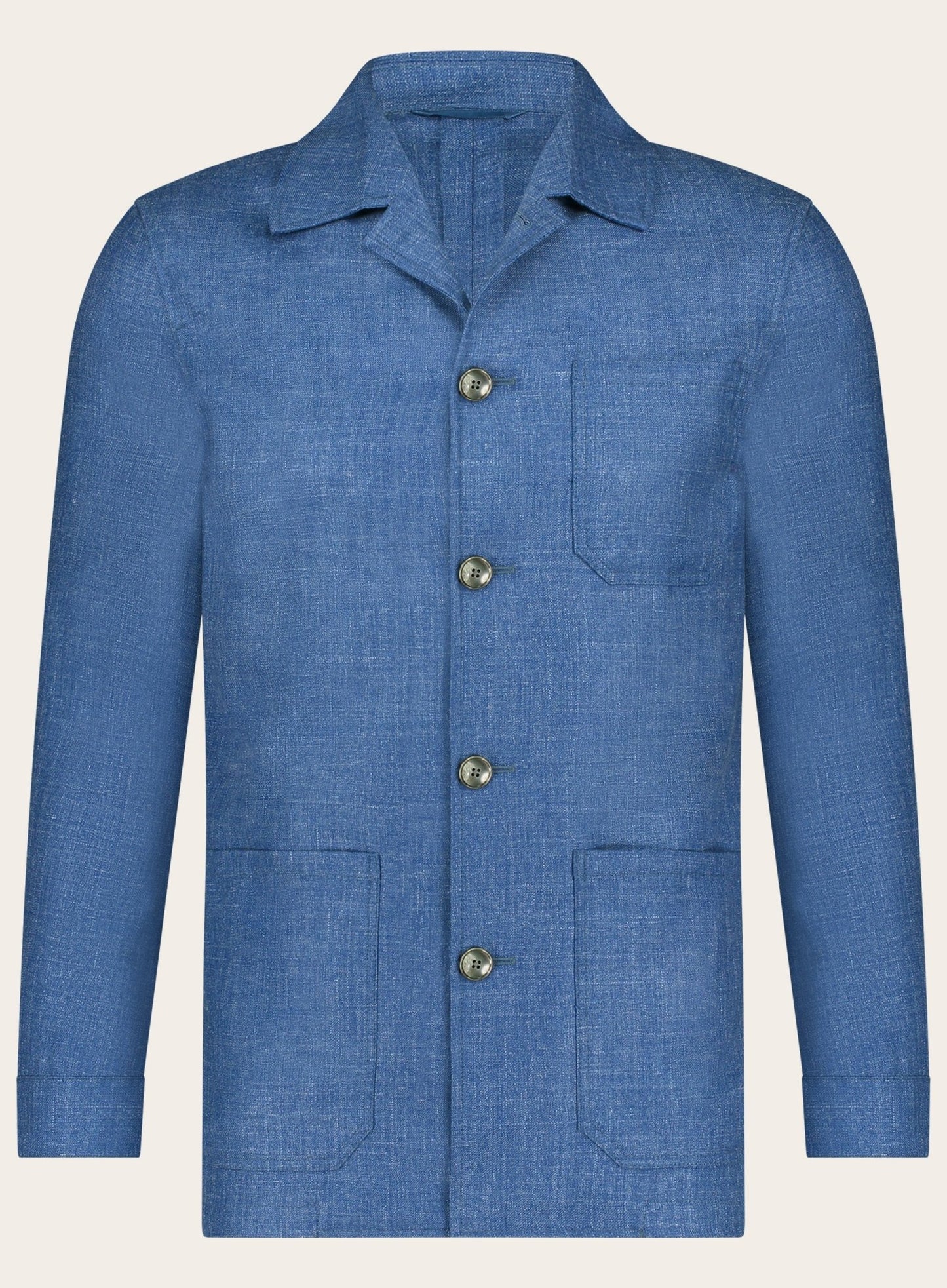 Jacket made of wool, silk and linen