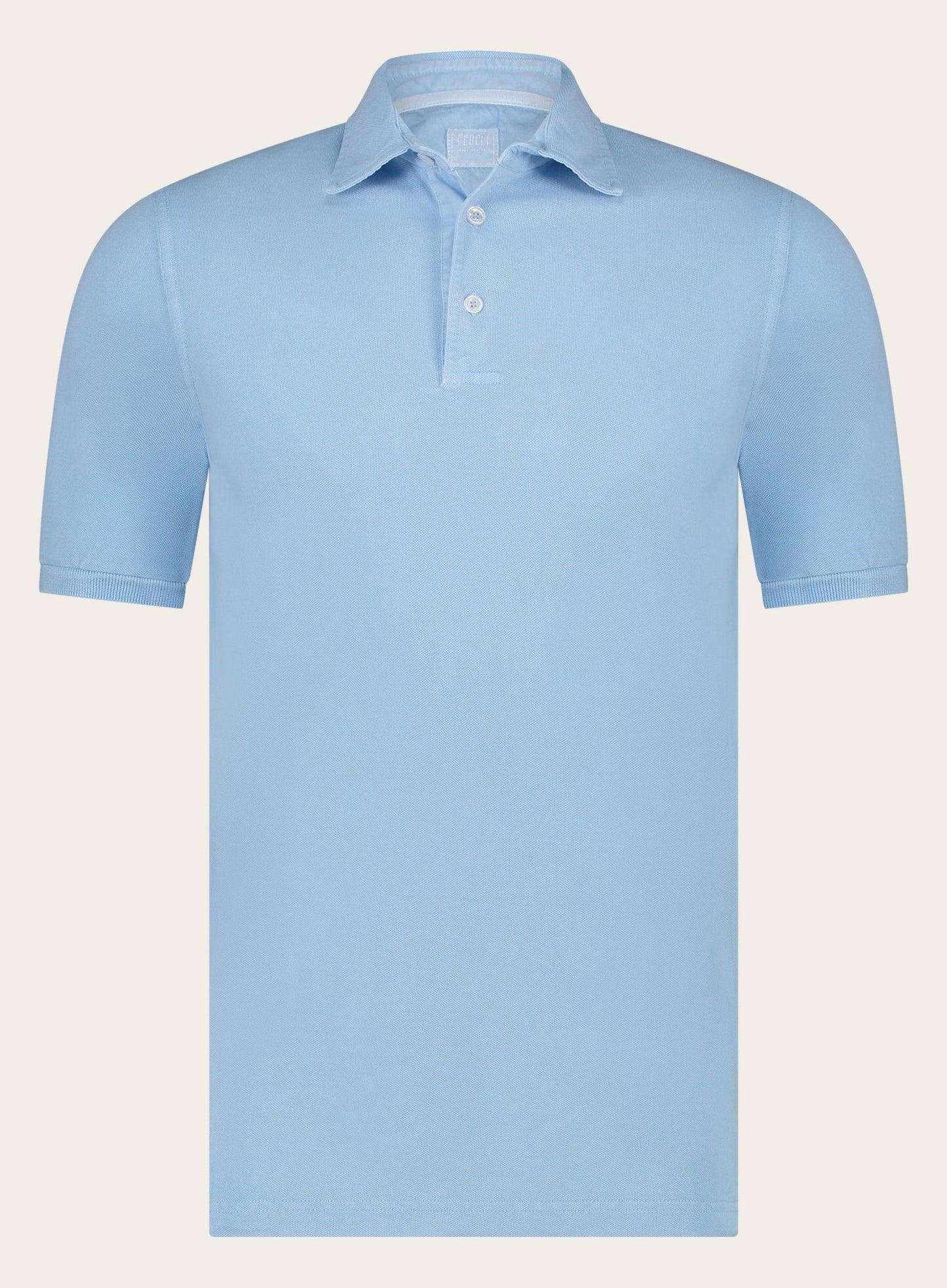 Polo with short sleeves made of cotton