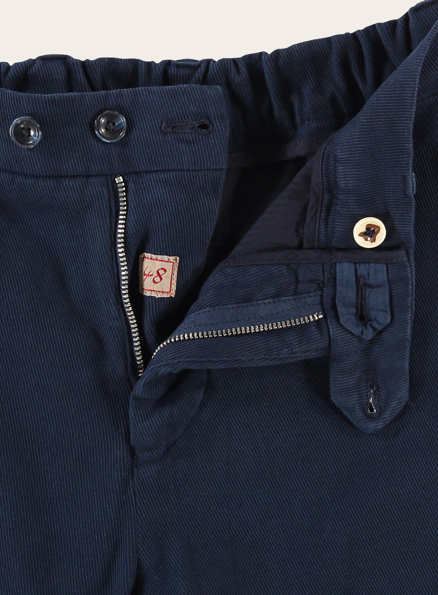 Slim-fit cotton-cashmere trousers