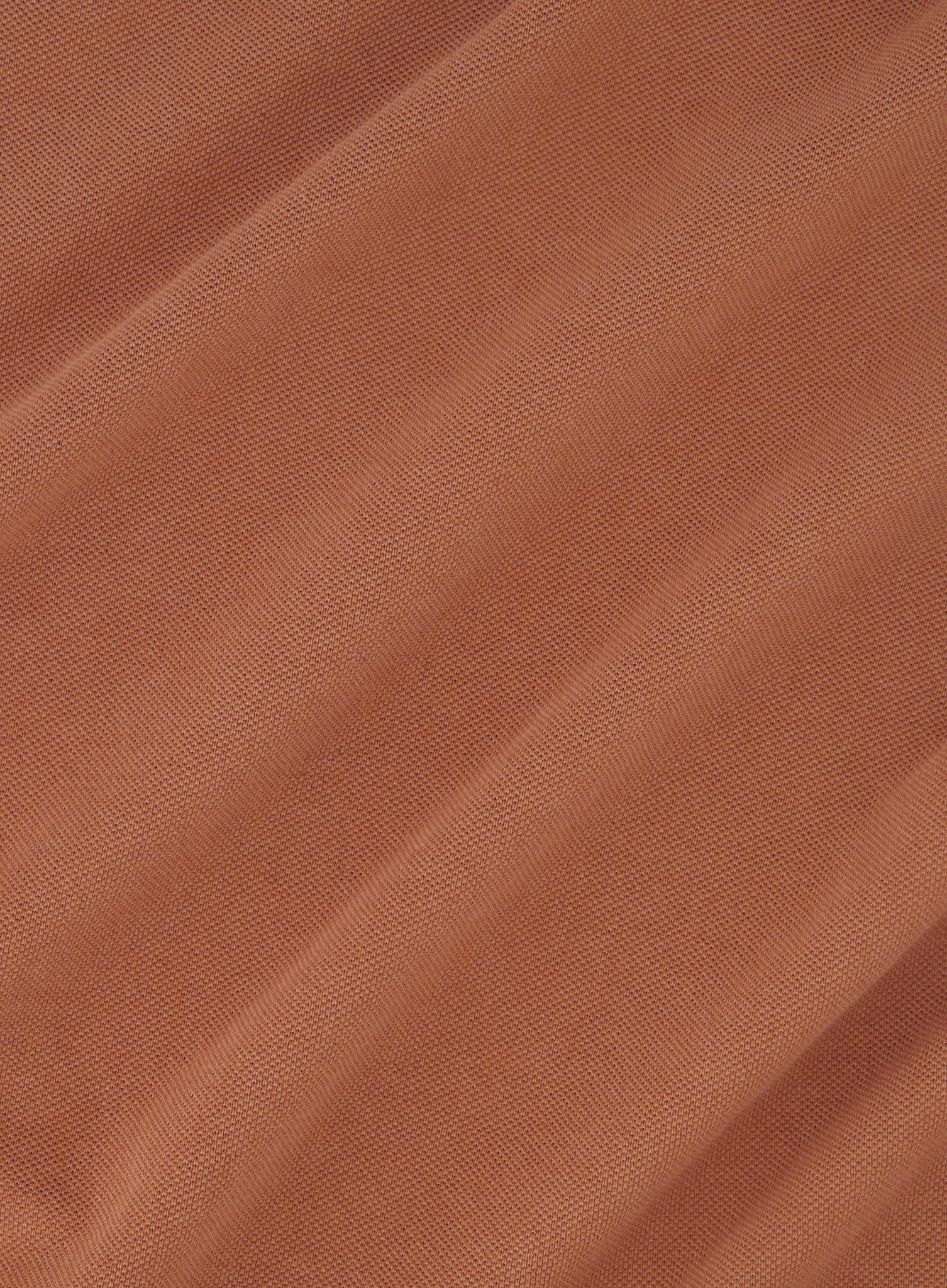 Polo met korte mouwen van katoen | FULL_WIDTH | Roest